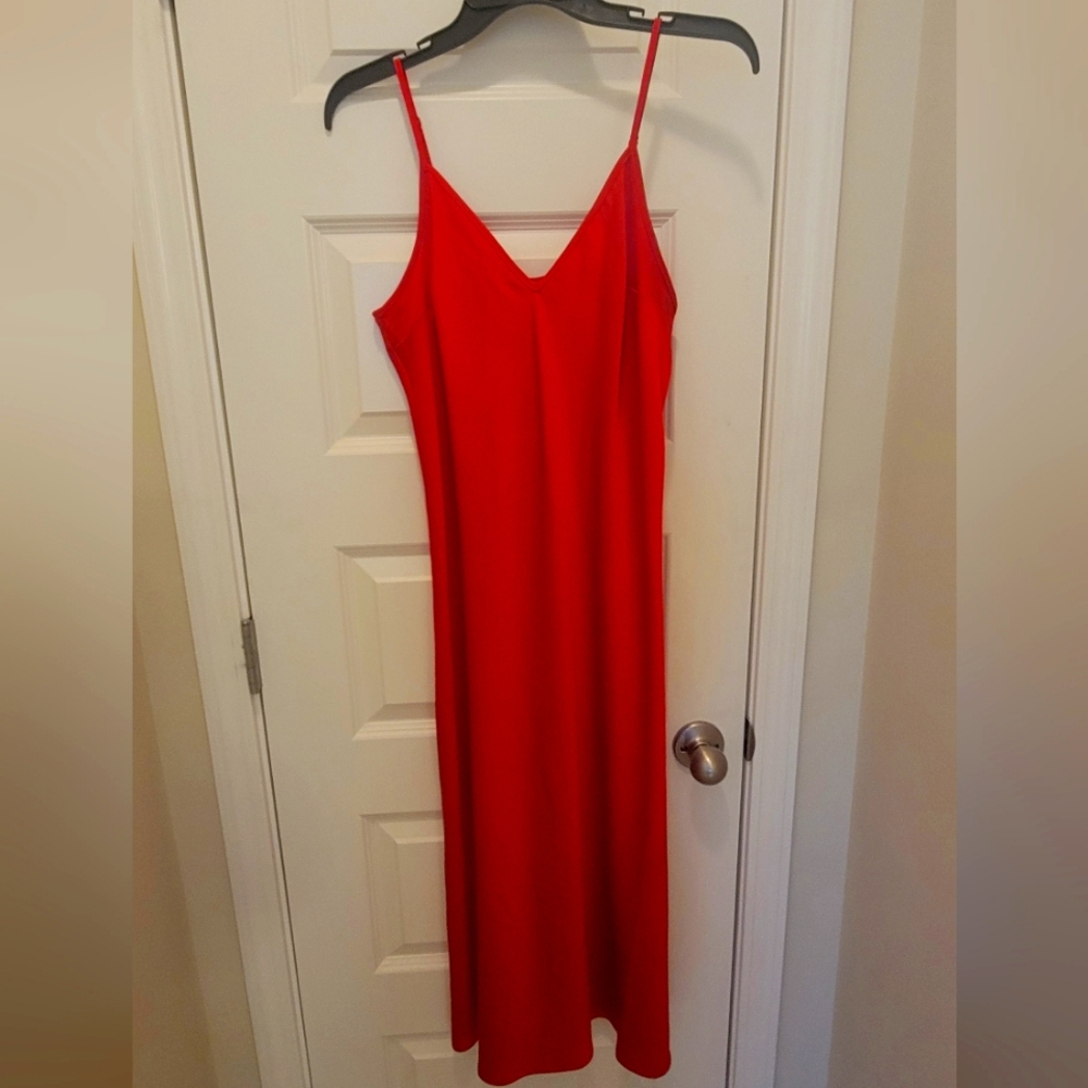 Red strap dress size small by "a new day" Target brand.